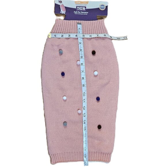 Heart to Tail Acrylic  Knit Dog Sweater Size L (2 different patterns) - Picture 12 of 12